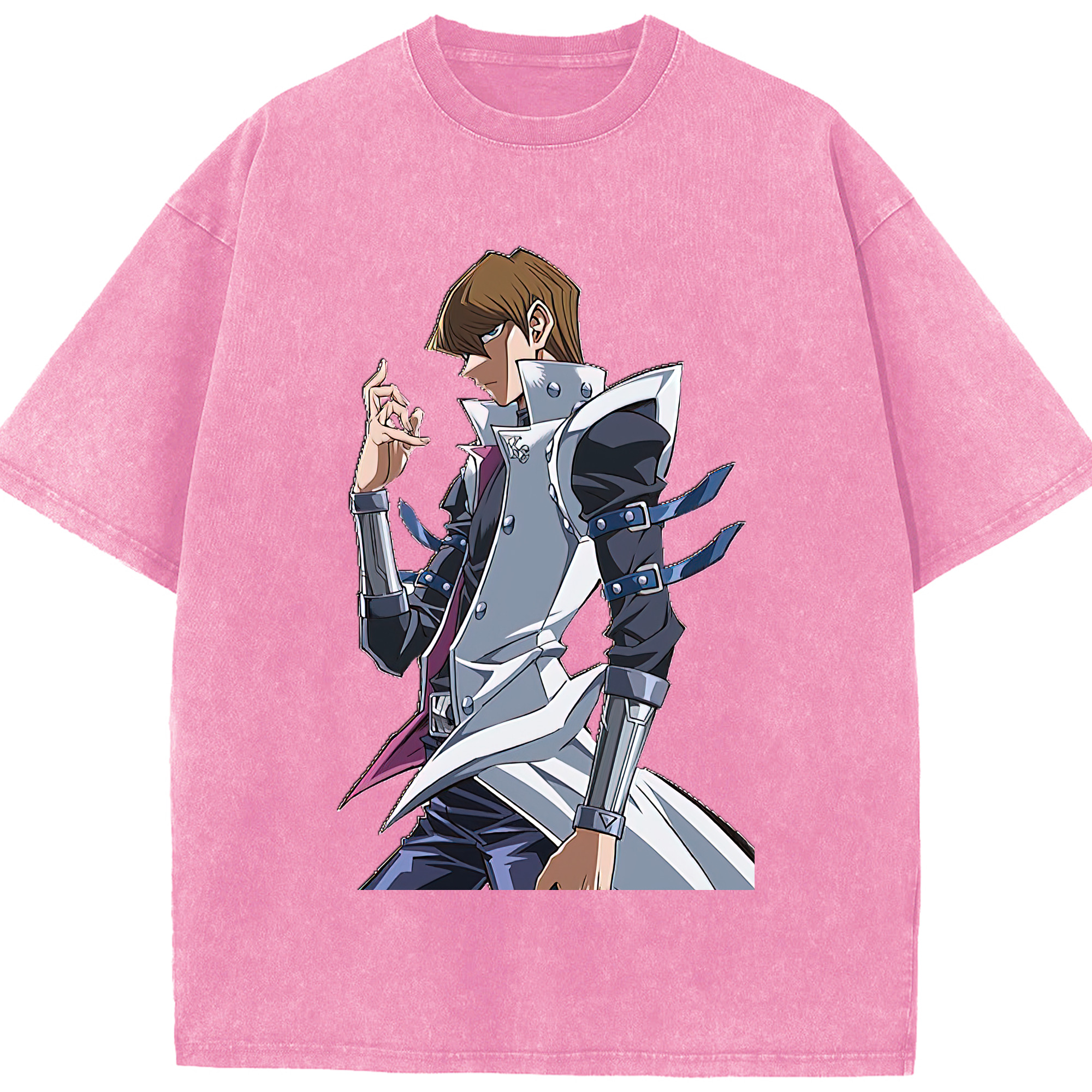 （画像用） 遊☆戯☆王 Yu-Gi-Oh! 綿100% ヴィンテージ風 半袖Tシャツ（フロントプリント）